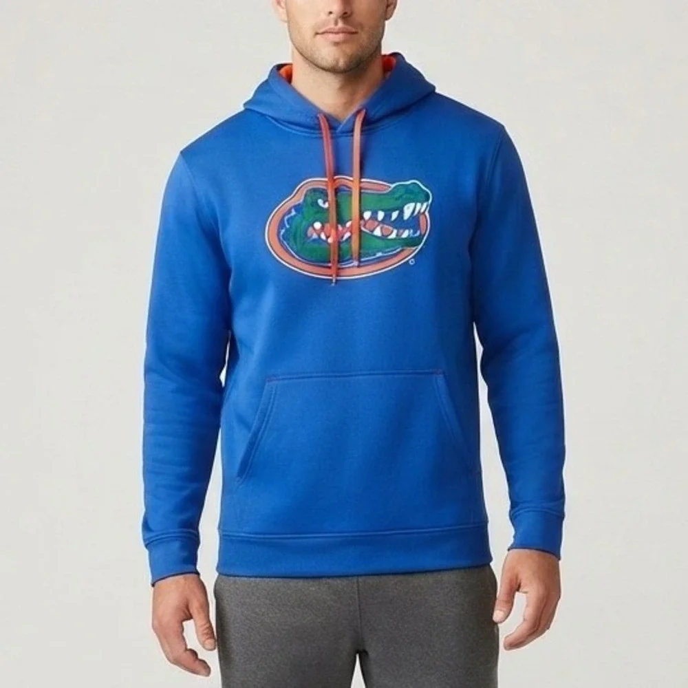 Florida Gators Hoodie Mens XL Blue Orange Knights Apparel NCAA Fleece Sweatshirt